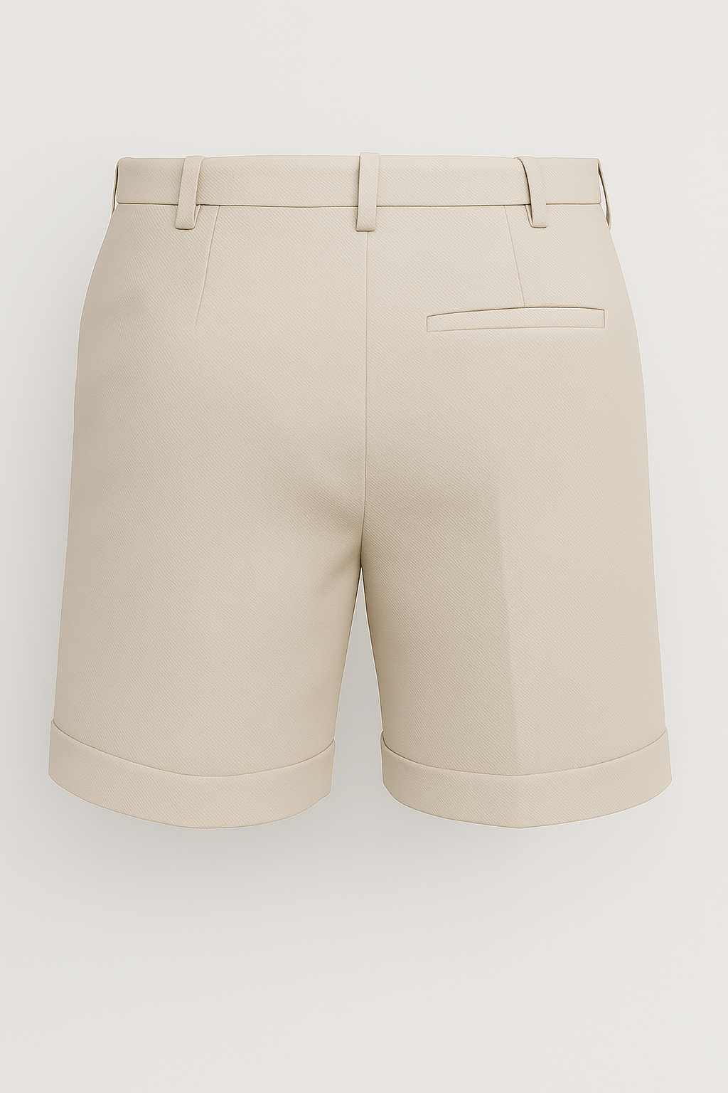 August | Elegante Herreshorts Med Læg Og Lommer