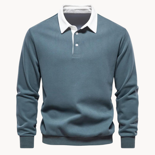 Martin | Herre Klassisk Polokrave Polo Sweatshirt