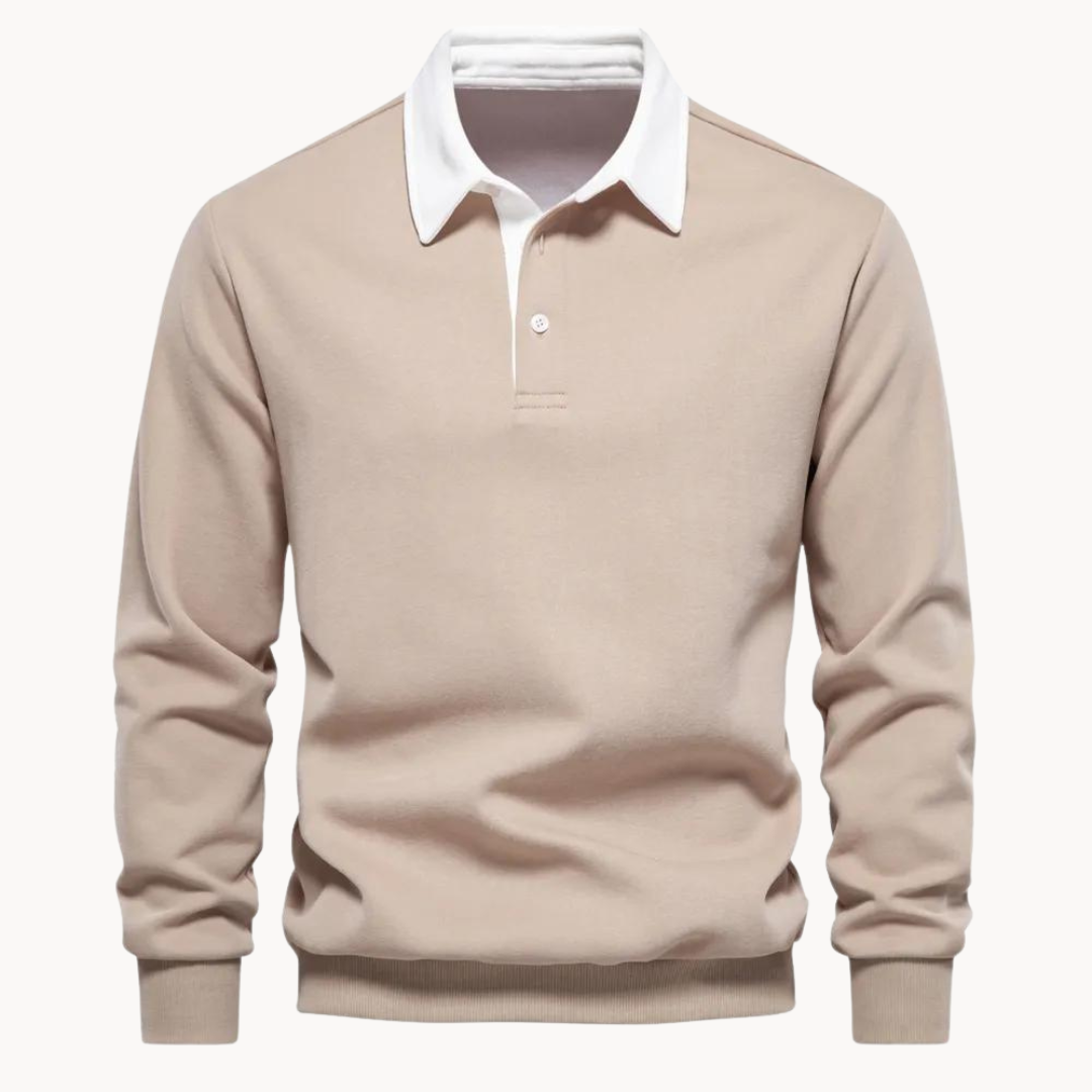 Martin | Herre Klassisk Polokrave Polo Sweatshirt