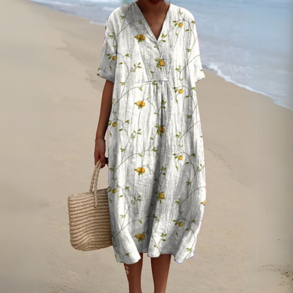 Epure | Elegant Blomstret Kjole Dame