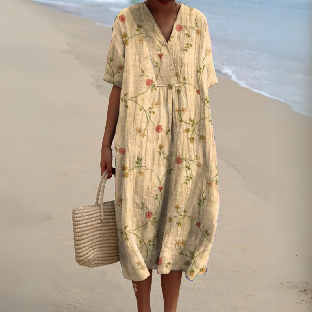 Epure | Elegant Blomstret Kjole Dame