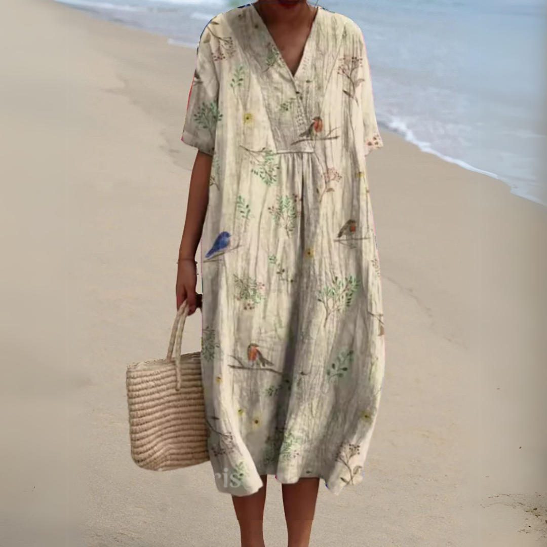 Epure | Elegant Blomstret Kjole Dame