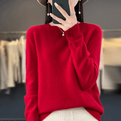 Gudrun | Blød Strikket Pullover Sweater