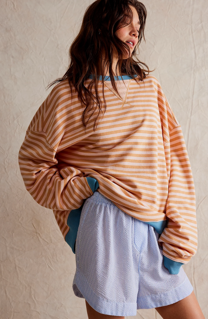 Lena | Oversized stribet sweater