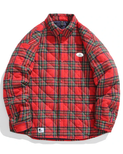 Axel | Vintage Og Varm Bomulds Vatteret Jakke