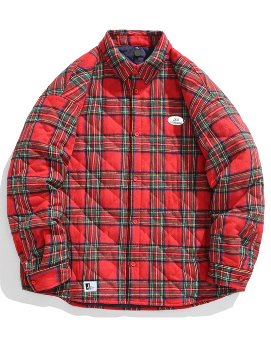 Axel | Vintage Og Varm Bomulds Vatteret Jakke