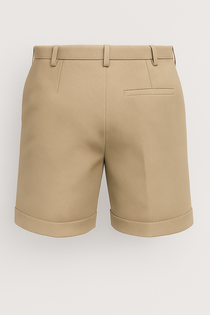 Adam | Lette Og Afslappede Beige Herreshorts Med Læg