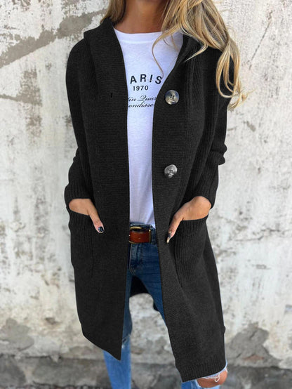 Caroline | Elegant Lang Strikket Cardigan I 65% RABAT!