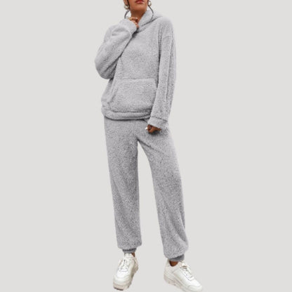 Ingrid | Dame Forårs Cozy Hættetrøje Loungewear Sæt
