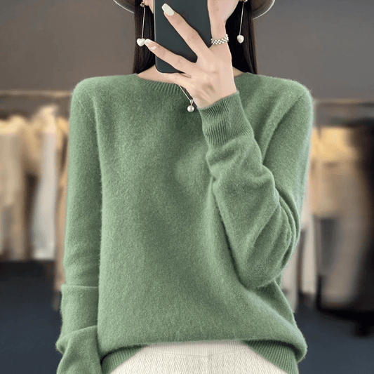 Gudrun | Blød Strikket Pullover Sweater