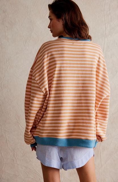 Lena | Oversized stribet sweater