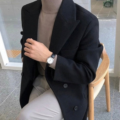 Bruno | Elegant Og Chic Dobbeltbrystet Frakke