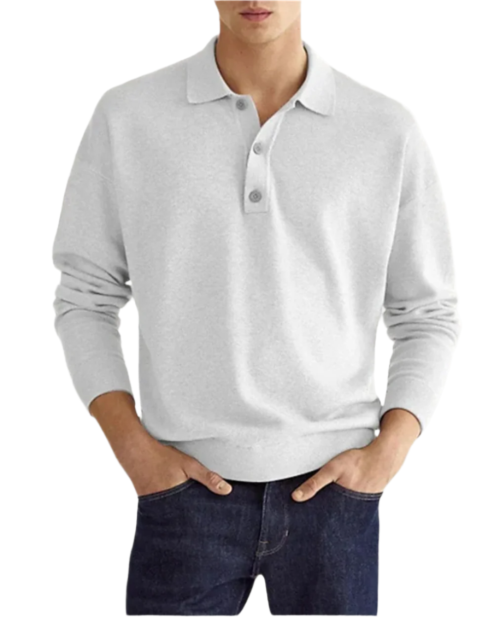 Henrik | Elegant Og Åndbar Polo Sweater