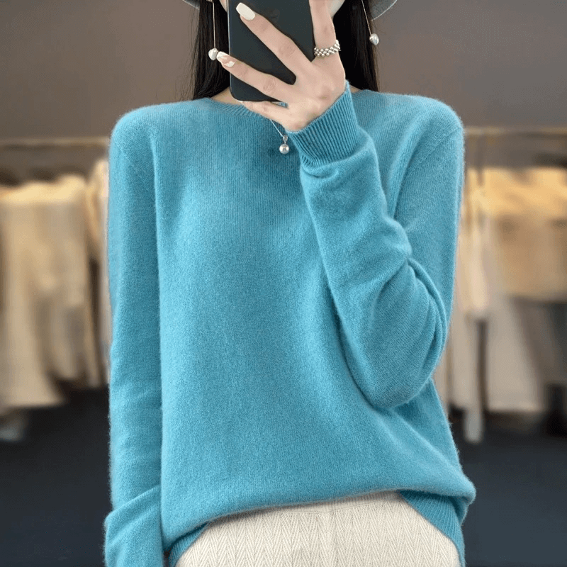Gudrun | Blød Strikket Pullover Sweater