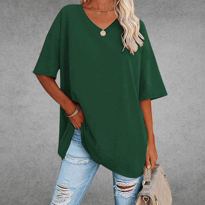 Nikita | Stilfuld Oversized V-Neck T-shirt