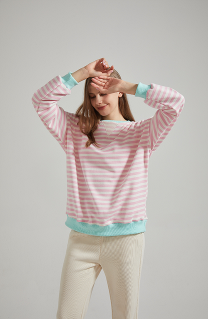 Lena | Oversized stribet sweater