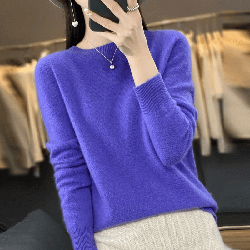 Gudrun | Blød Strikket Pullover Sweater