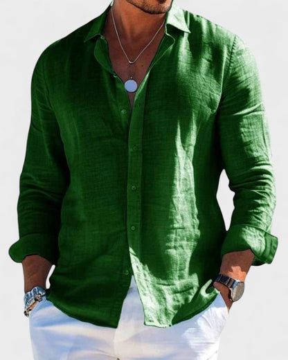 Morgan | Elegant Og Raffineret Herreskjorte I Hør