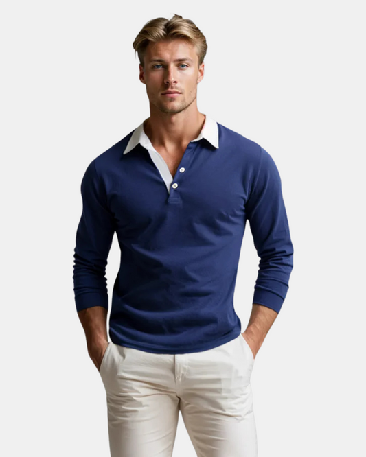 Adrian | Afslappet Og Stilfuld Polo Sweater
