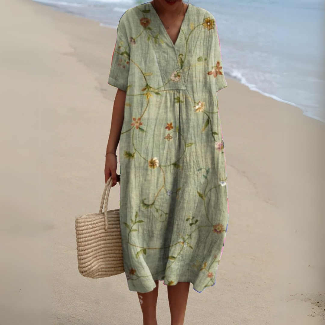 Epure | Elegant Blomstret Kjole Dame