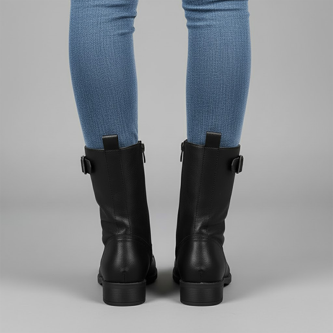Ulrike | Kvinders ankelstøvler med side­lynlås og komfortabel pasform