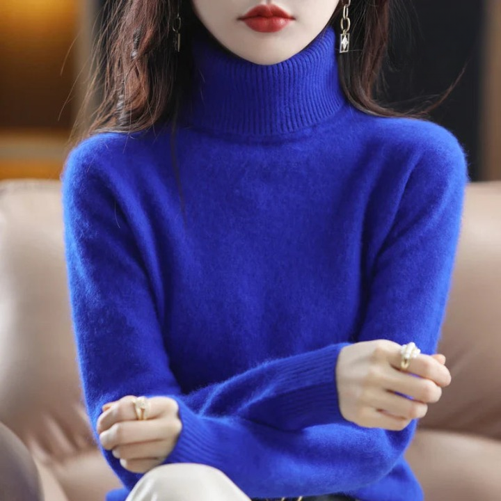 Grethe | Stilfuld Rullekrave Sweater