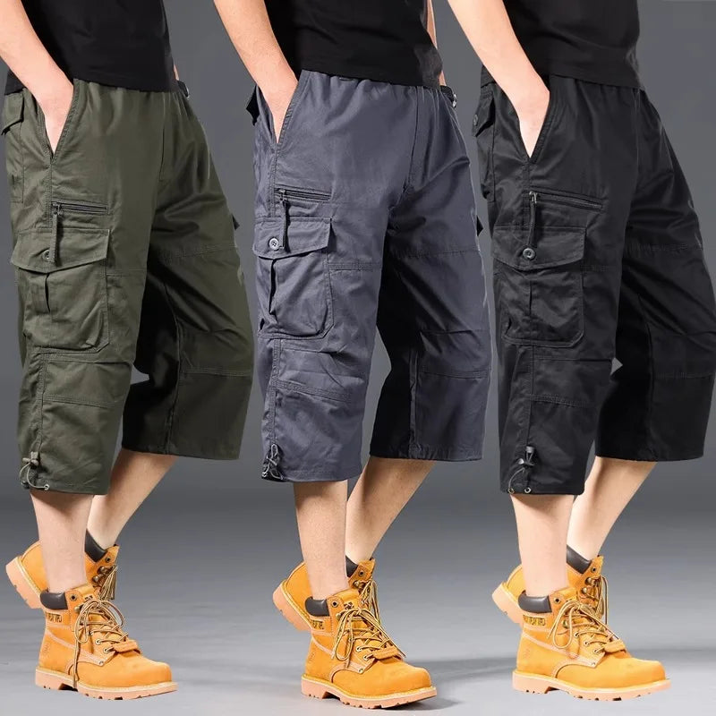 Simon | Lette Og Funktionelle Lange Cargo Shorts
