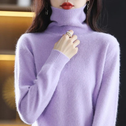 Grethe | Stilfuld Rullekrave Sweater