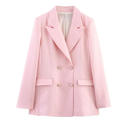 Nikoline | Elegant Formelt Sæt med Skræddersyet Lang Blazer til Dame