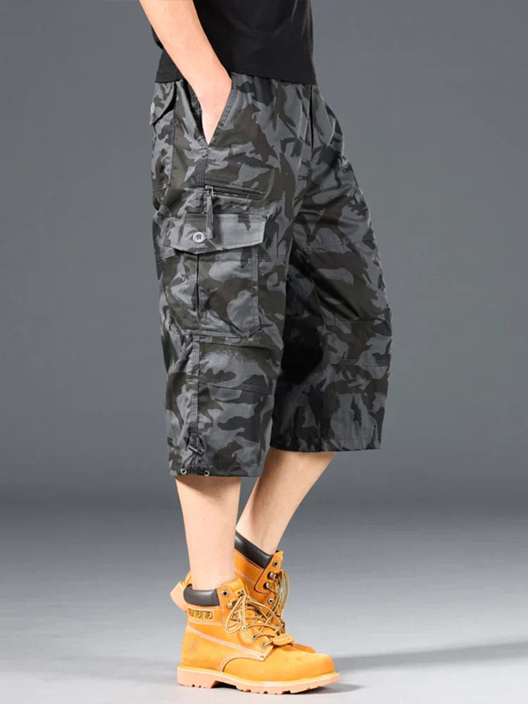 Simon | Lette Og Funktionelle Lange Cargo Shorts