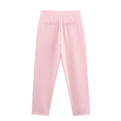 Nikoline | Elegant Formelt Sæt med Skræddersyet Lang Blazer til Dame