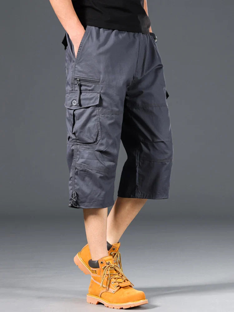 Simon | Lette Og Funktionelle Lange Cargo Shorts