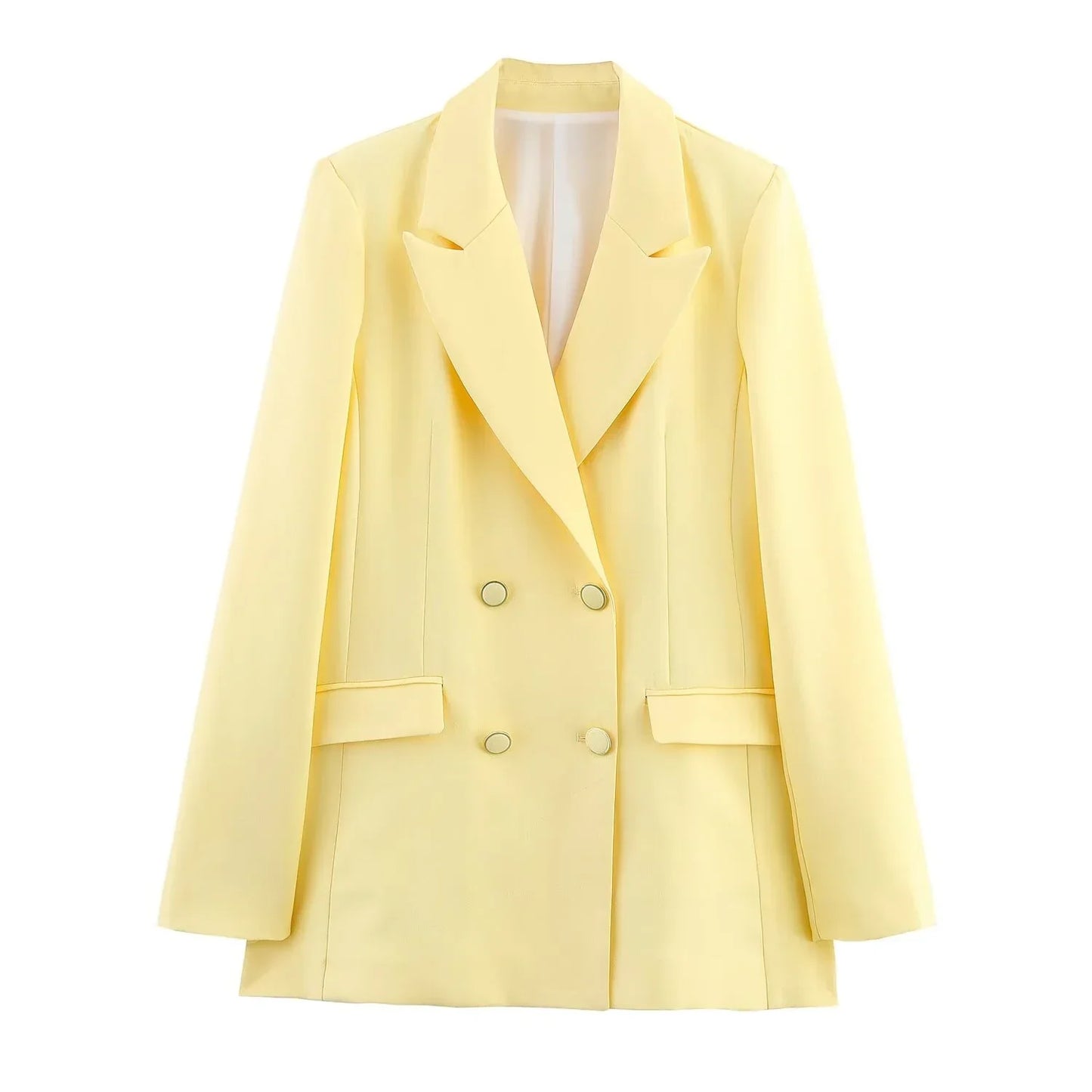 Nikoline | Elegant Formelt Sæt med Skræddersyet Lang Blazer til Dame