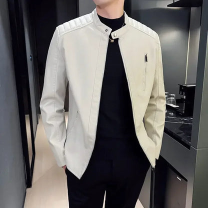 Mathias | Elegant Og Stilfuld Herre Læderjakke