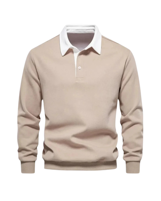 Adrian | Afslappet Og Stilfuld Polo Sweater