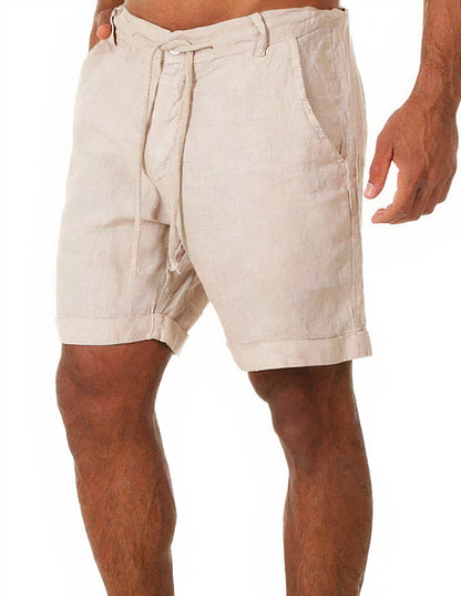 Mikkel | Åndbare Og Lette Linned Sommer Shorts