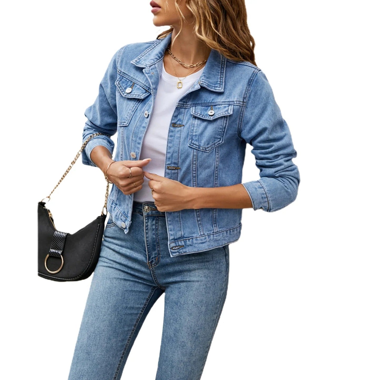 Britta | Stilfuld Casual Denimjakke