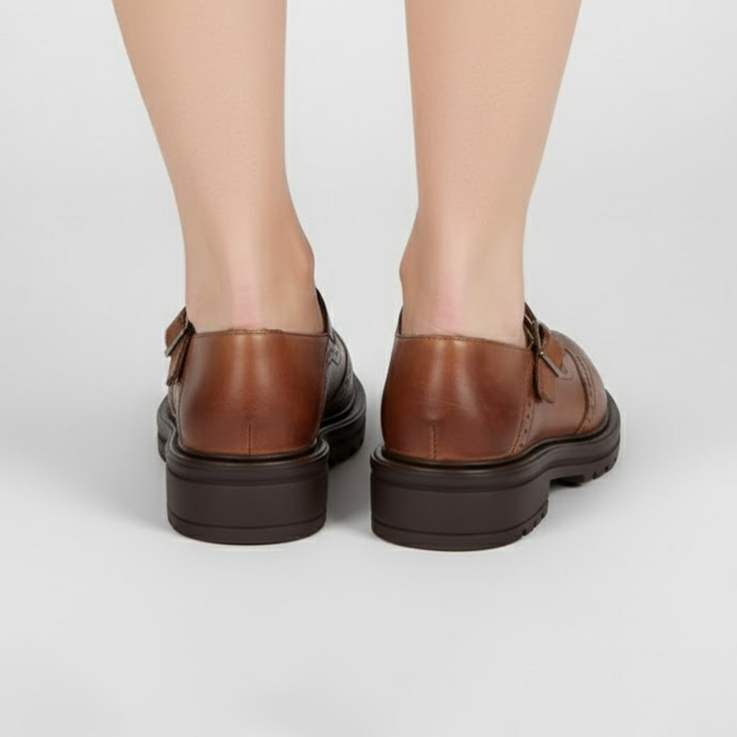 Jeanette | Chikke klassiske støvler i vintage Mary Jane-stil med spænde