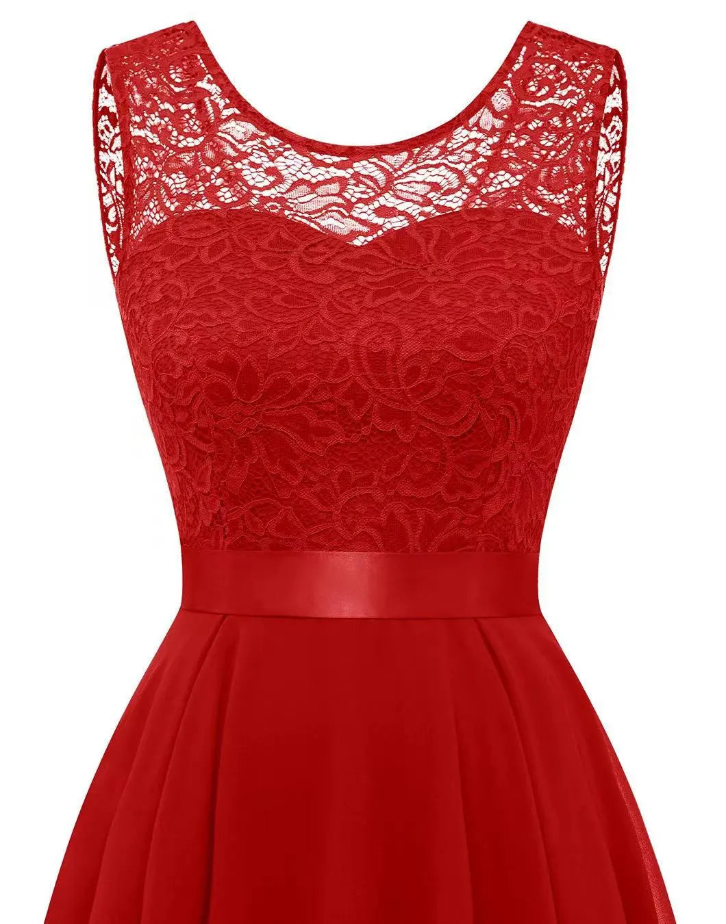 Dorit | Dame High Low Kjole til Bryllupsgæst