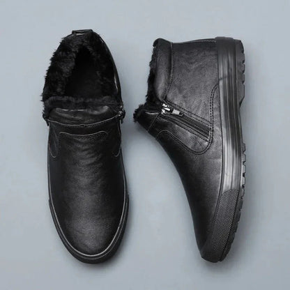 Sebastian | Herre Vinter Støvler med Lynlås og Varm Foring