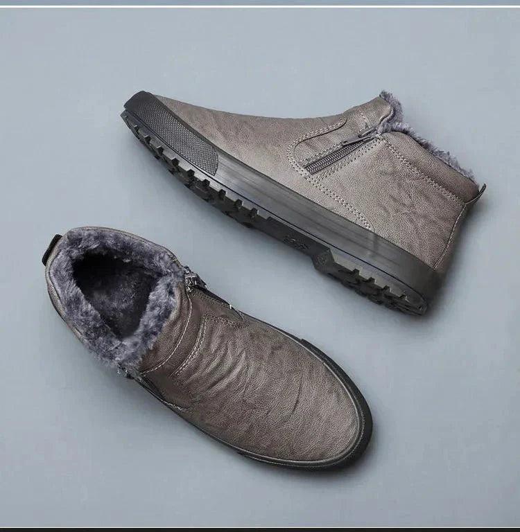 Sebastian | Herre Vinter Støvler med Lynlås og Varm Foring