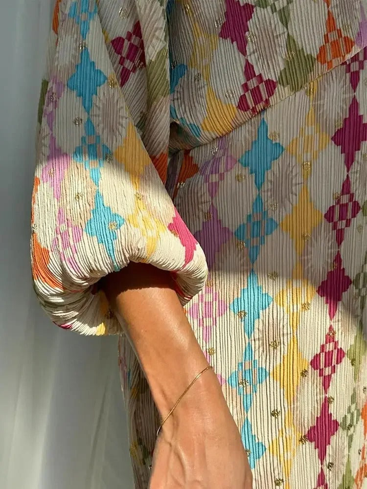 Alina | Dame Vinter Farverigt Todelt Fritidssæt