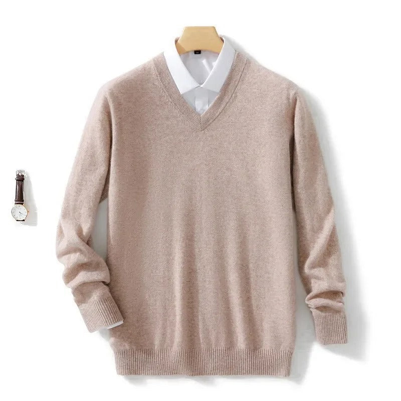 Mikkel | Elegant V-Hals Sweater Til Sommer