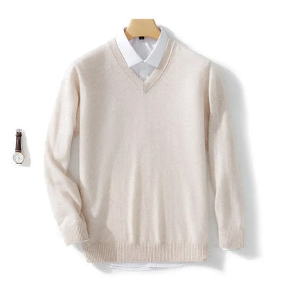 Mikkel | Elegant V-Hals Sweater Til Sommer